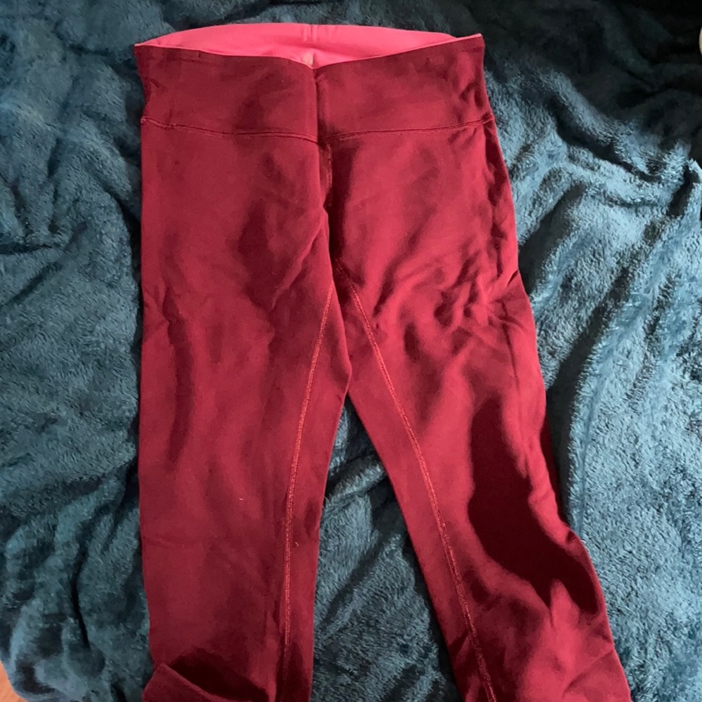 Lululemon wonder-under cropped leggings